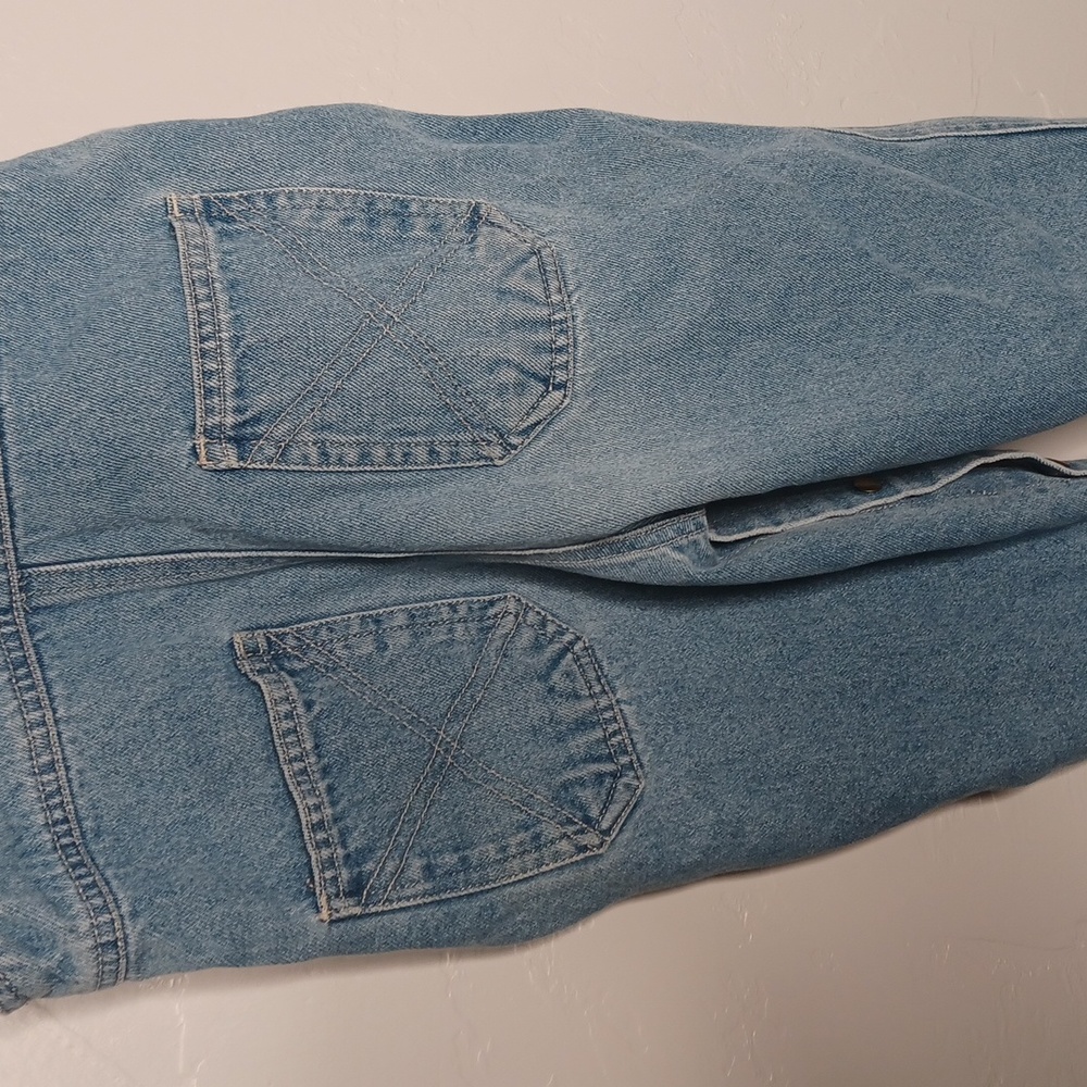 Kids Blue Denim Overalls - Picture 6 of 7